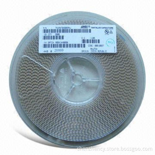 Tantalum Capacitor, 0.1UF, 35V, 10% and 1206